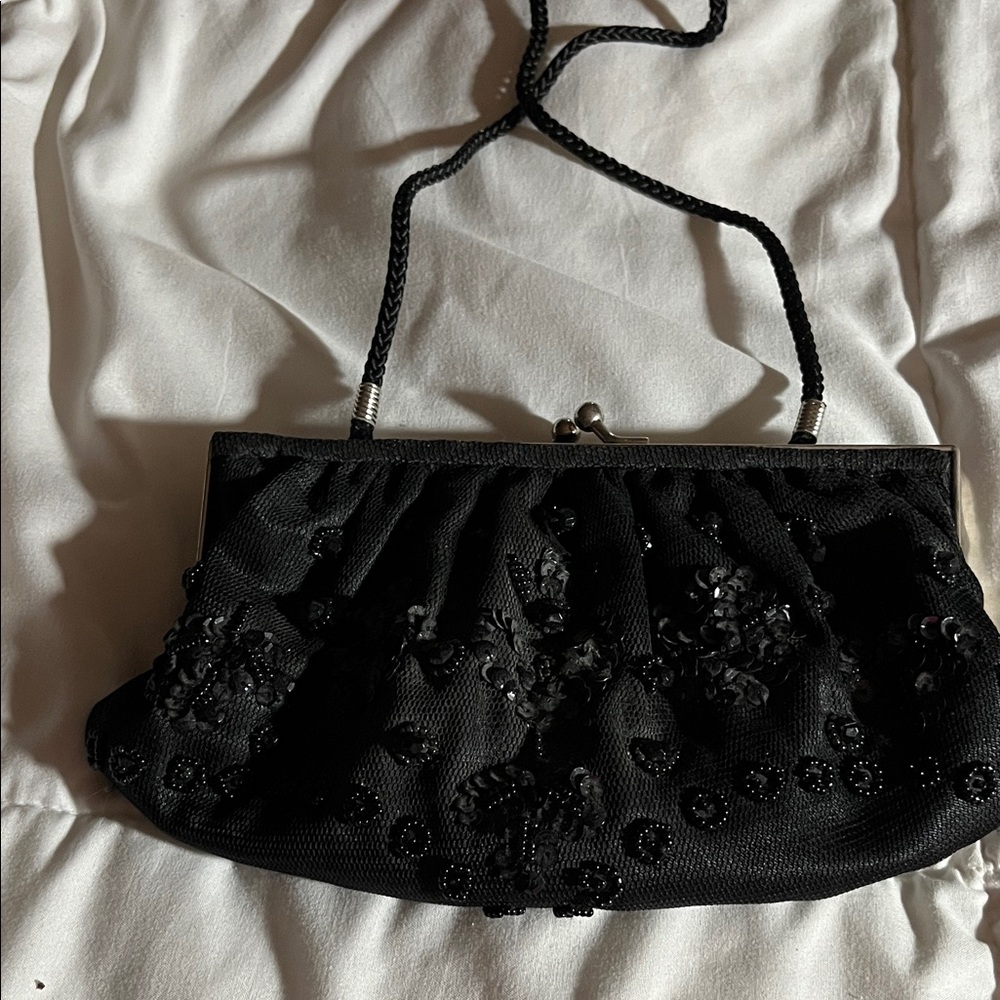 Elegant Black Evening Clutch